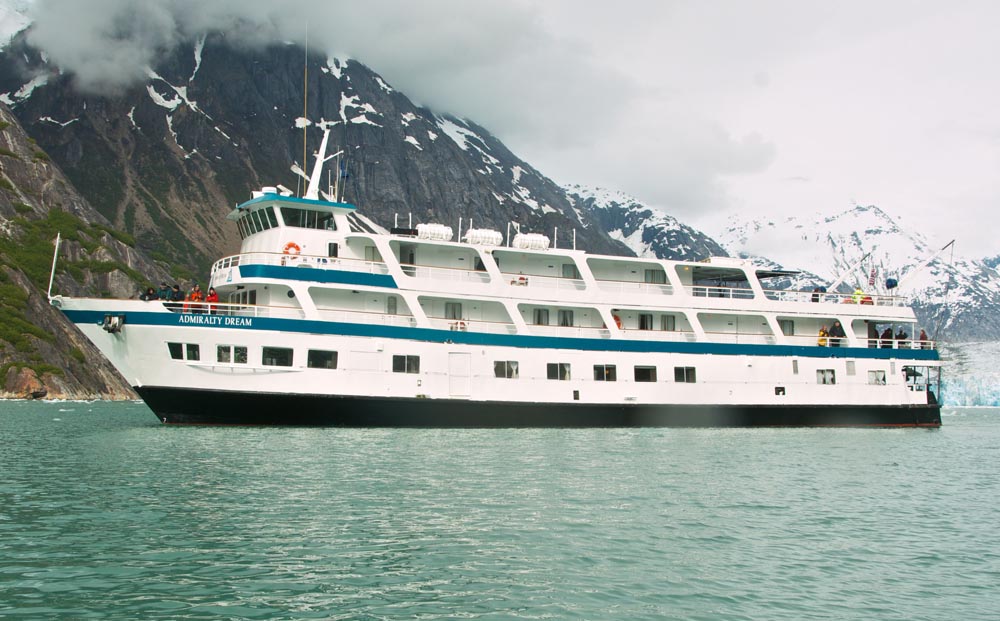 Admiralty Dream, the ship servicing North to True Alaska Expedition