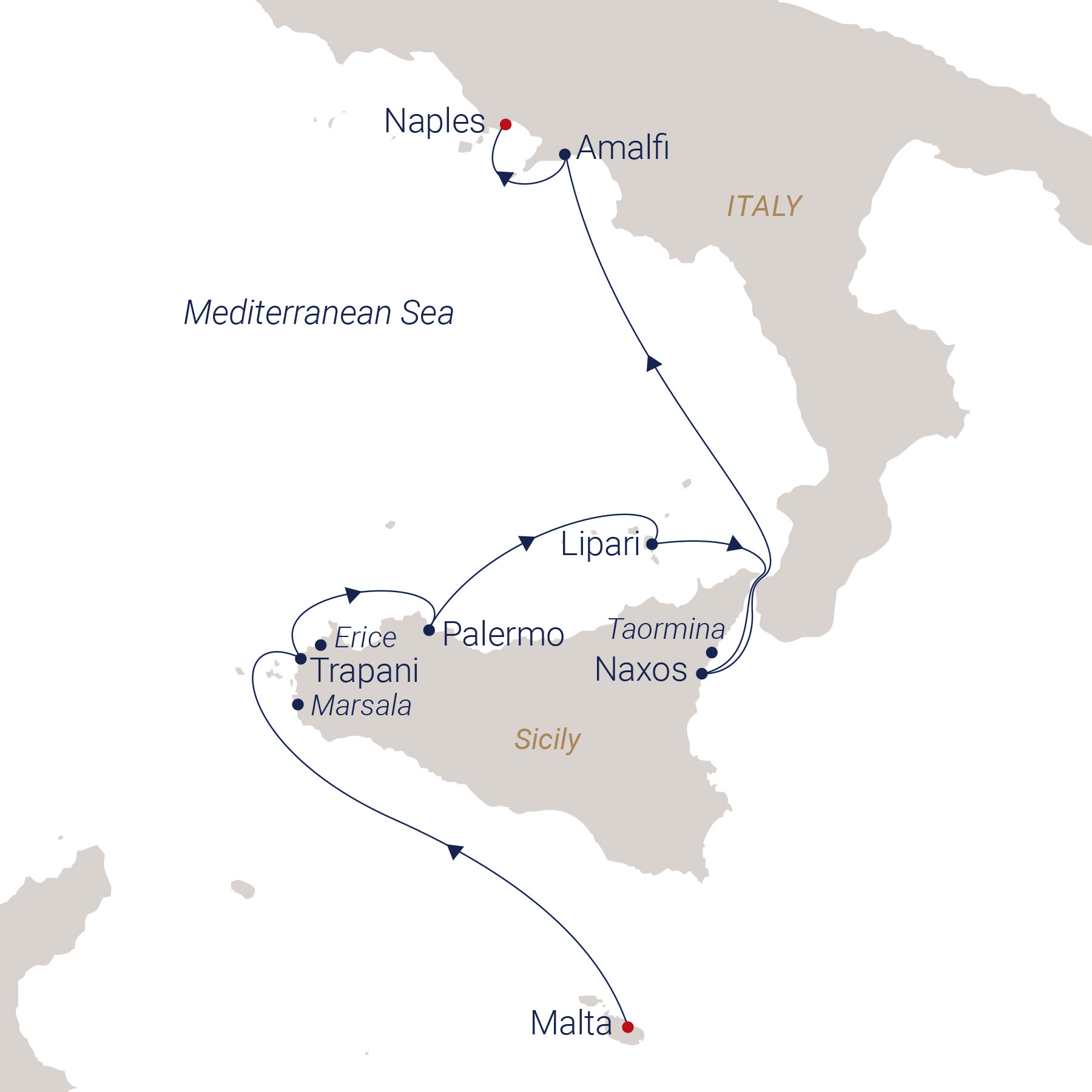Map for Longing For La Dolce Vita