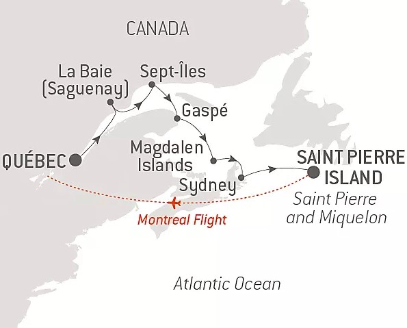 Map for The St. Lawrence River in the Heart of the Boreal Winter